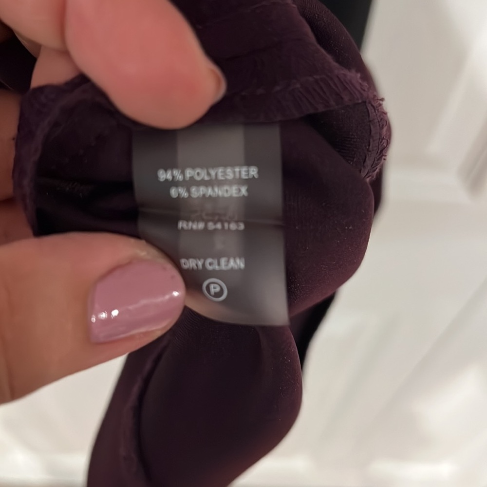 Tommy Hilfiger Black and Purple Dress size 12 - Picture 6 of 6